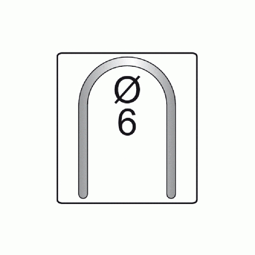 Agrafes divergentes galva 10 mm (A2510DPG)